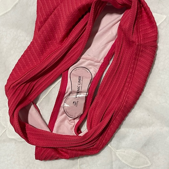 Cupshe Ribbed Red Bikini Bottom - Picture 5 of 6